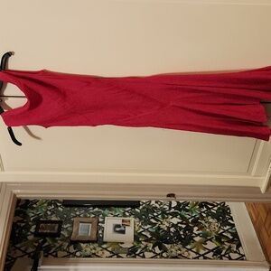 Balenciaga Pink Embossed Silk Dress